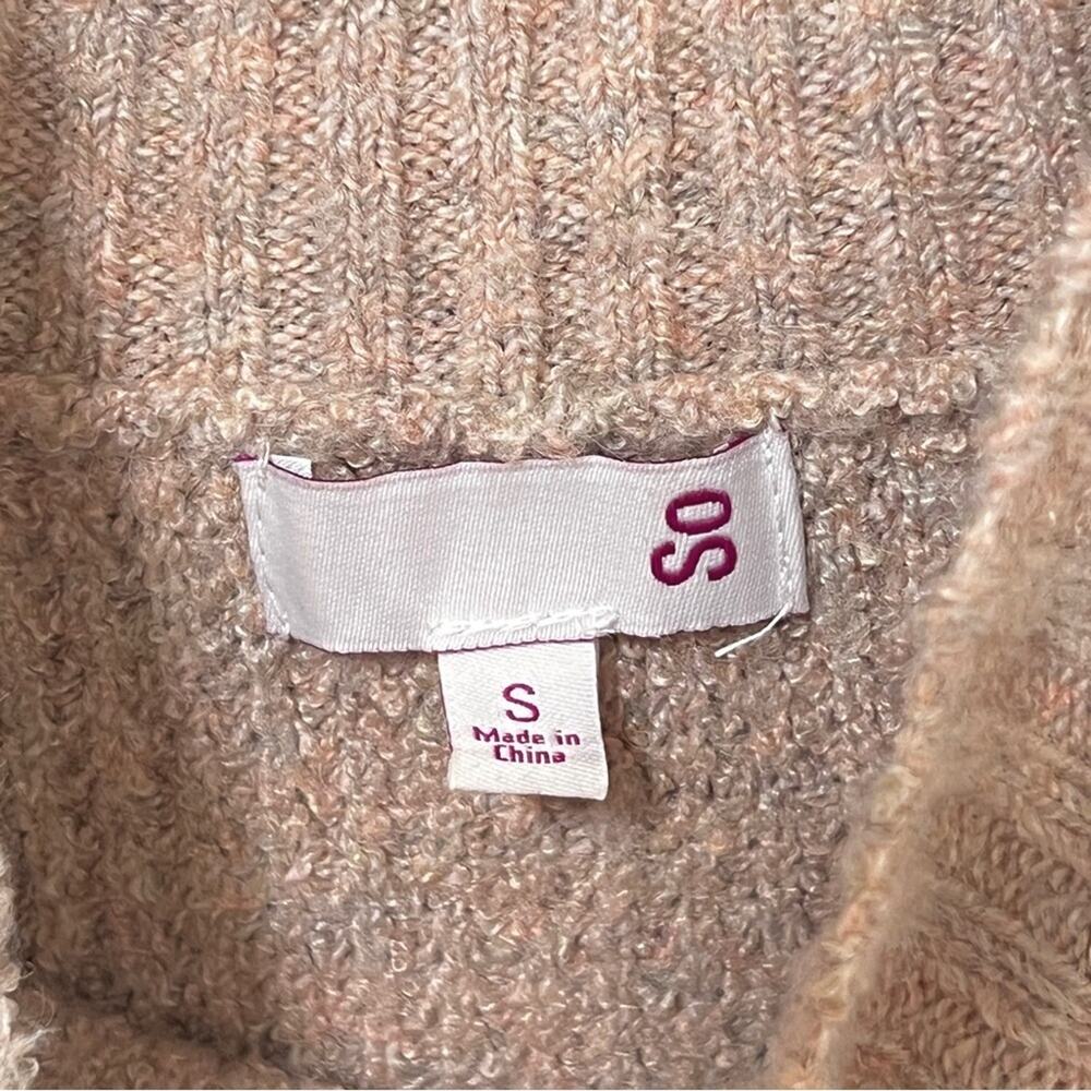 Colorblock Mock Neck Sweater Small - Picture 3 of 6
